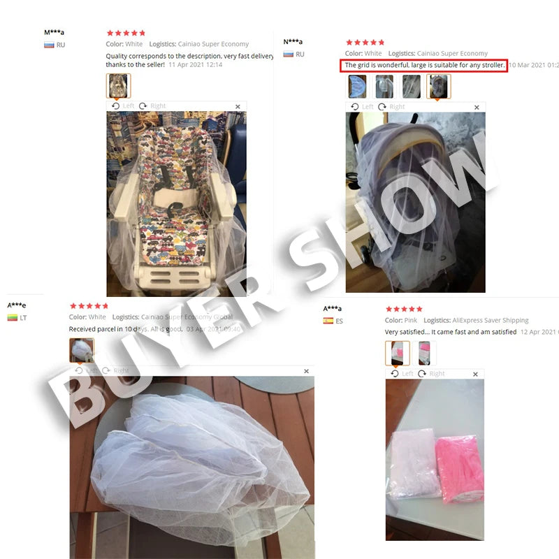 Baby Stroller Mosquito Shield