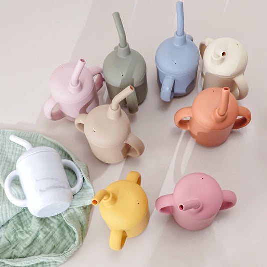 Silicone Straw Cup Leakproof