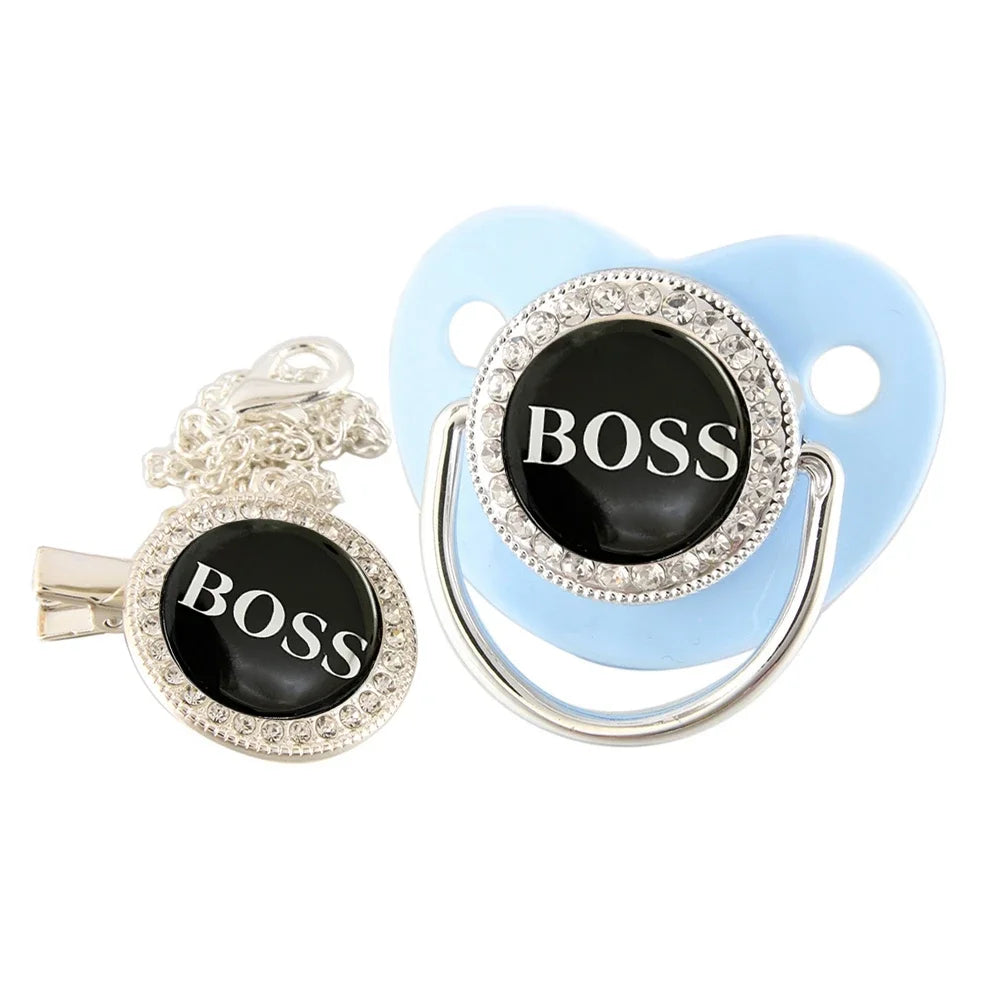 Luxury Boss Bling Pacifier – Glamour for Your Newborn