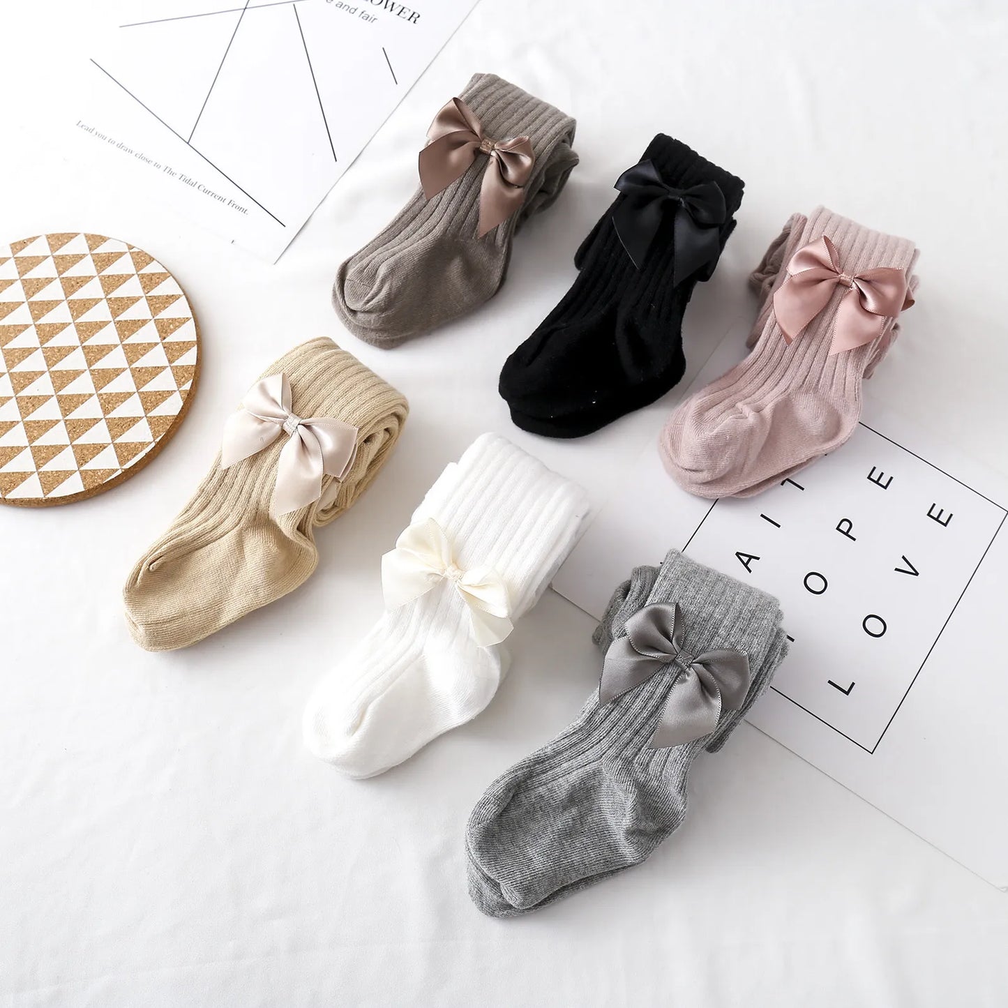 Stylish Children Cotton Tights for Girls – Soft & Elegant Fit