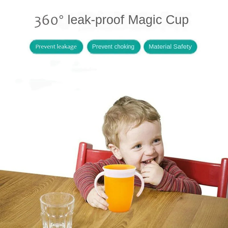 360° Leak-Proof Magic Cup for Toddlers – Spill-Free Sips