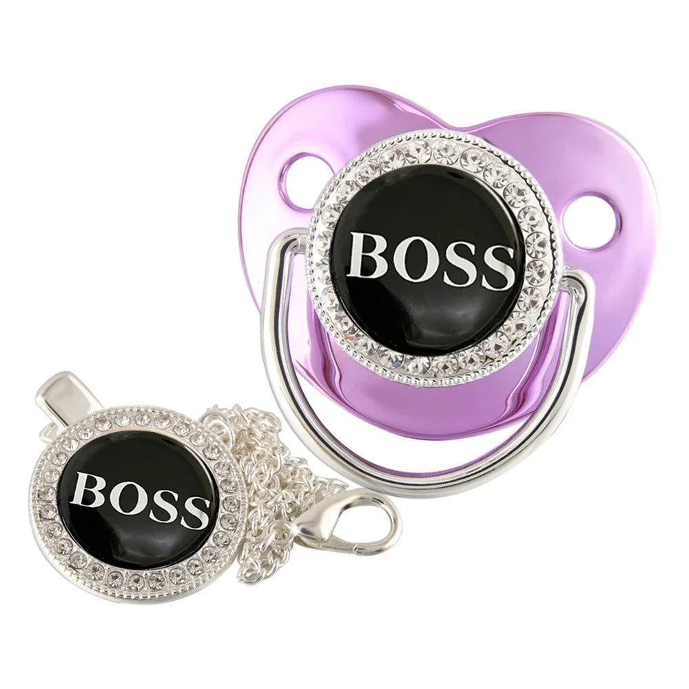 Luxury Boss Bling Pacifier – Glamour for Your Newborn