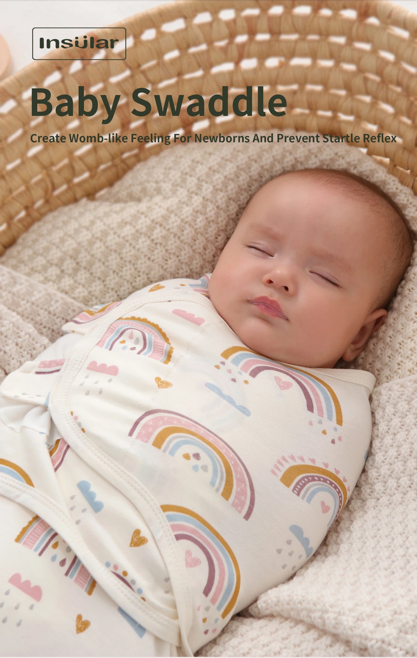 1pc Baby Swaddle Wrap Soft Cocoon Baby Blankets Newborn Swaddle Wrap Infant Wrap Blanket Warm Baby Bedding Blanket