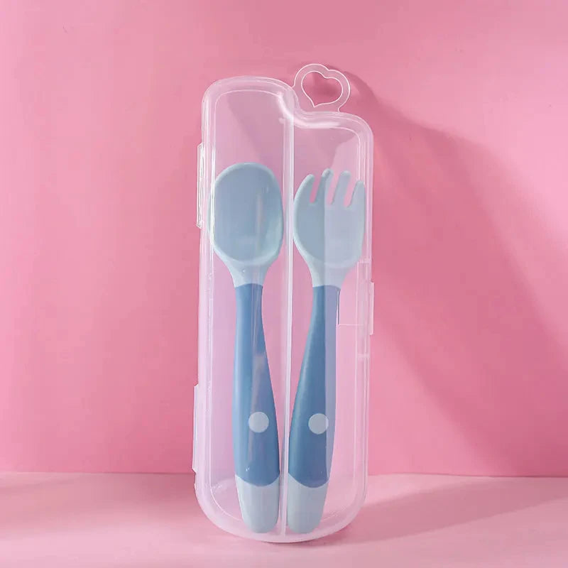 Essential Baby Bendable Fork and Spoon Set – Safe & Fun