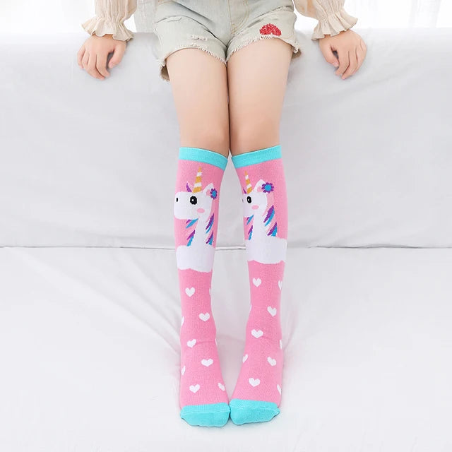 Adorable Girls Over Knee Socks