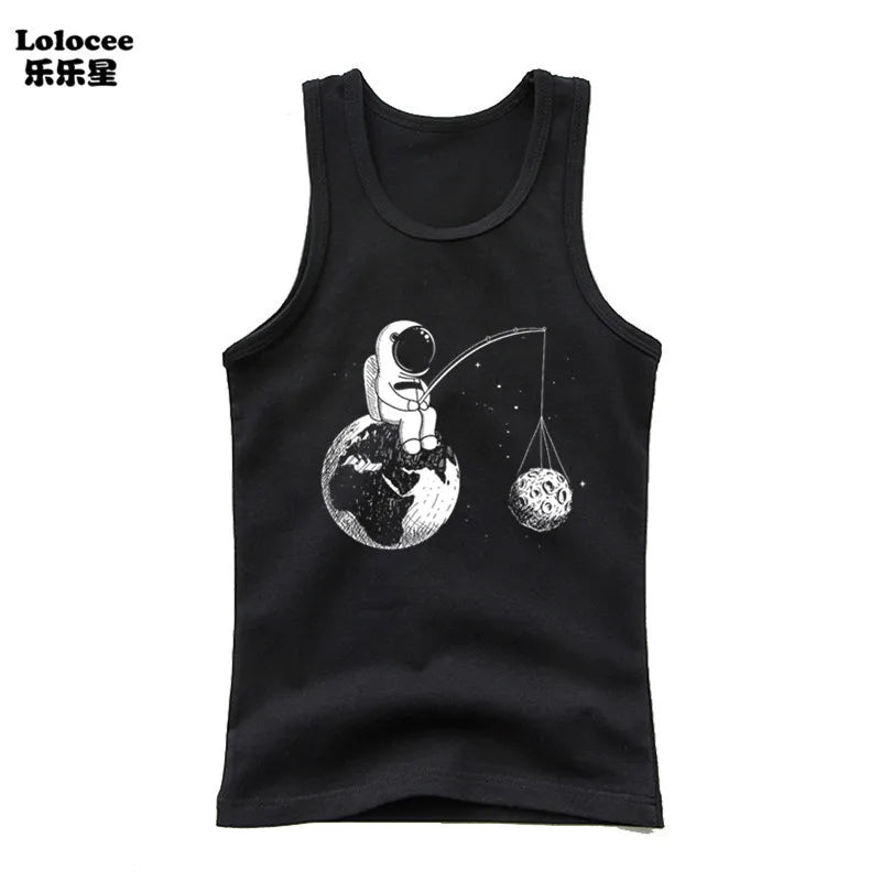 Stylish Kids Cotton Sleeveless T-Shirt – 4-Pack Summer Set