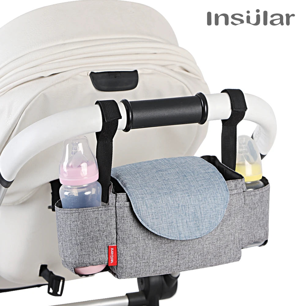 Diaper Bag Baby Milk Bottle Insulation Bags Mummy Storage Bag For Baby Stuff Collection Stroller Accessories Baby Care