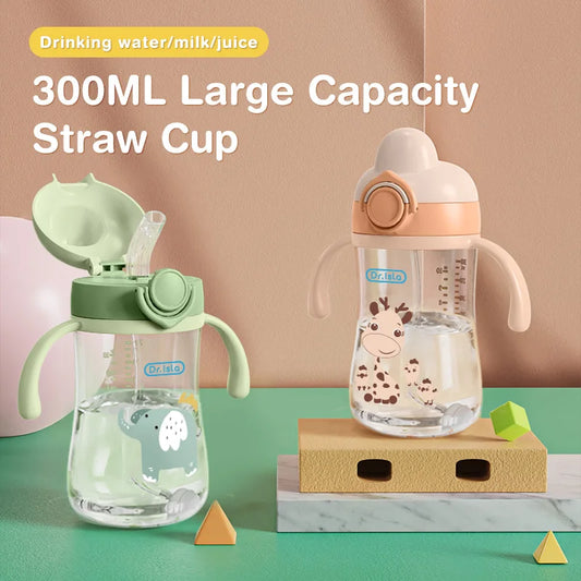 Portable Baby Water Bottle with Straw