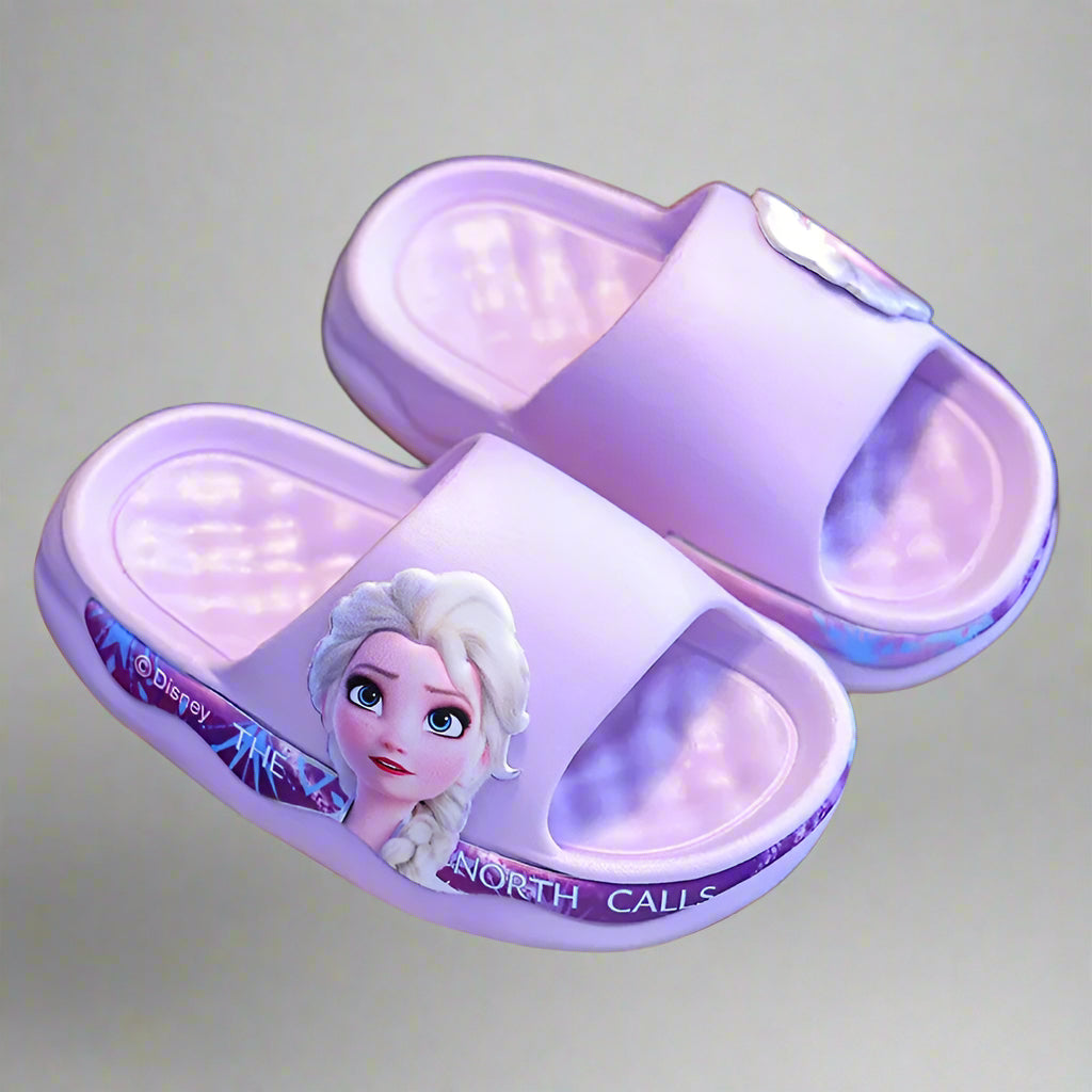 Purple Disney Kids Slippers