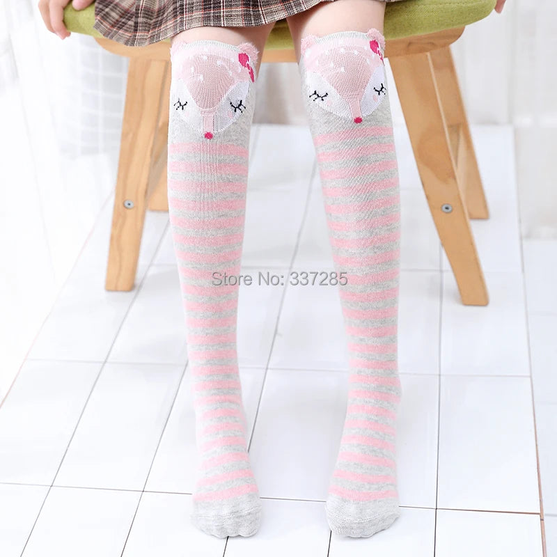 Adorable Girls Over Knee Socks