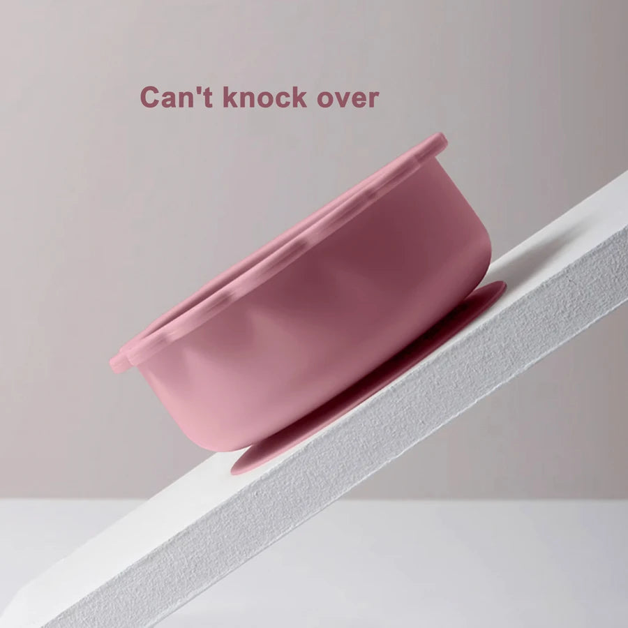 Cartoon Baby Suction Plates & Bowls  – Non-Slip, BPA-Free, Complete Weaning Supplies for Infants