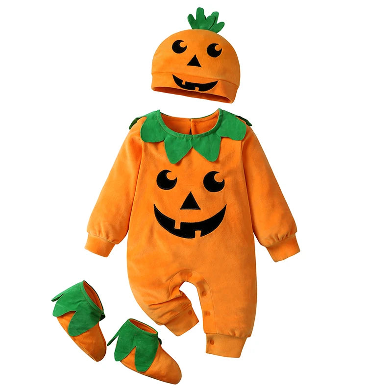 Unisex Halloween Pumpkin Pie Set