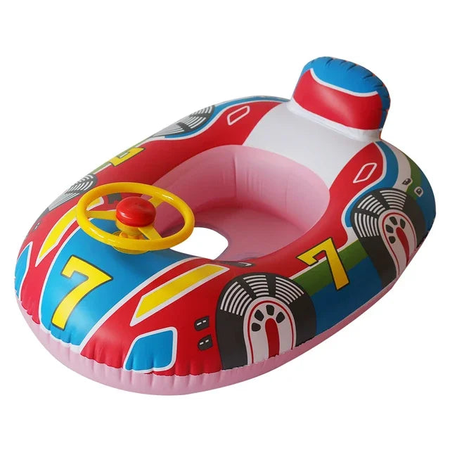 Swim Ring With Sunshade for Babies