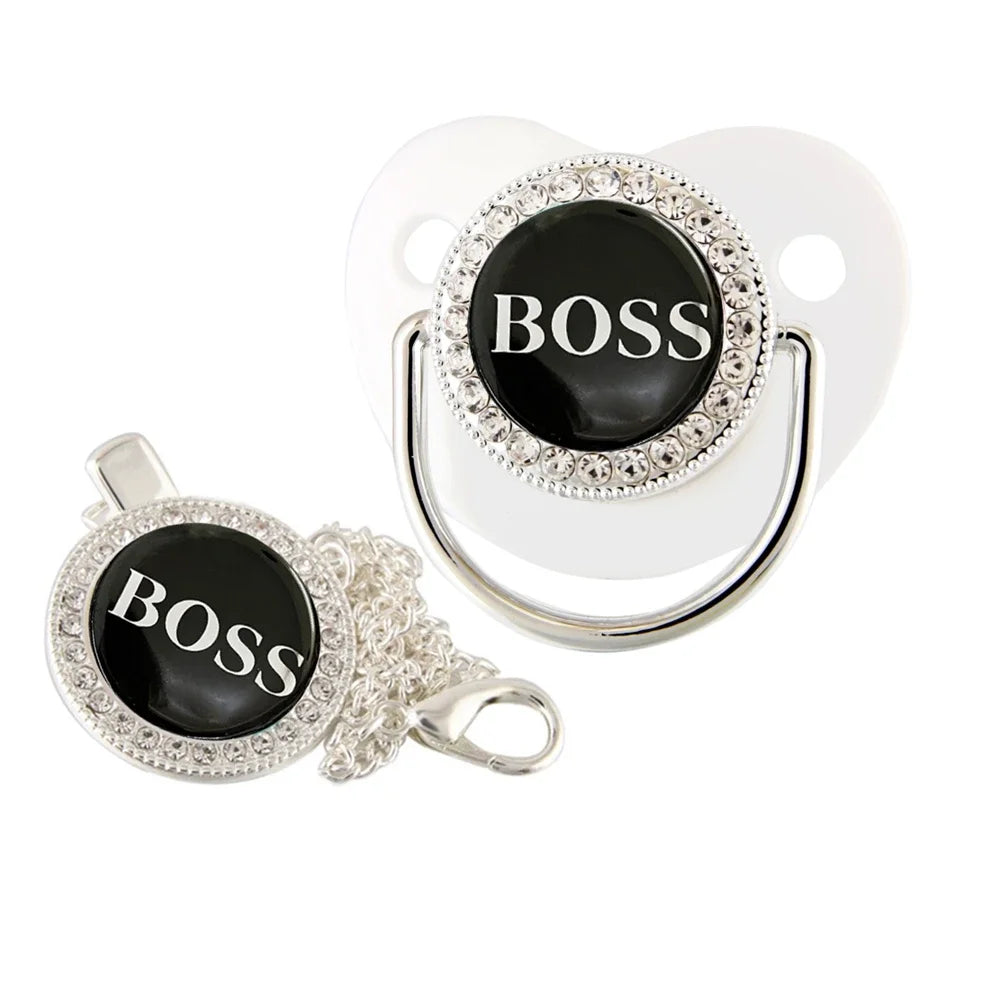 Luxury Boss Bling Pacifier – Glamour for Your Newborn