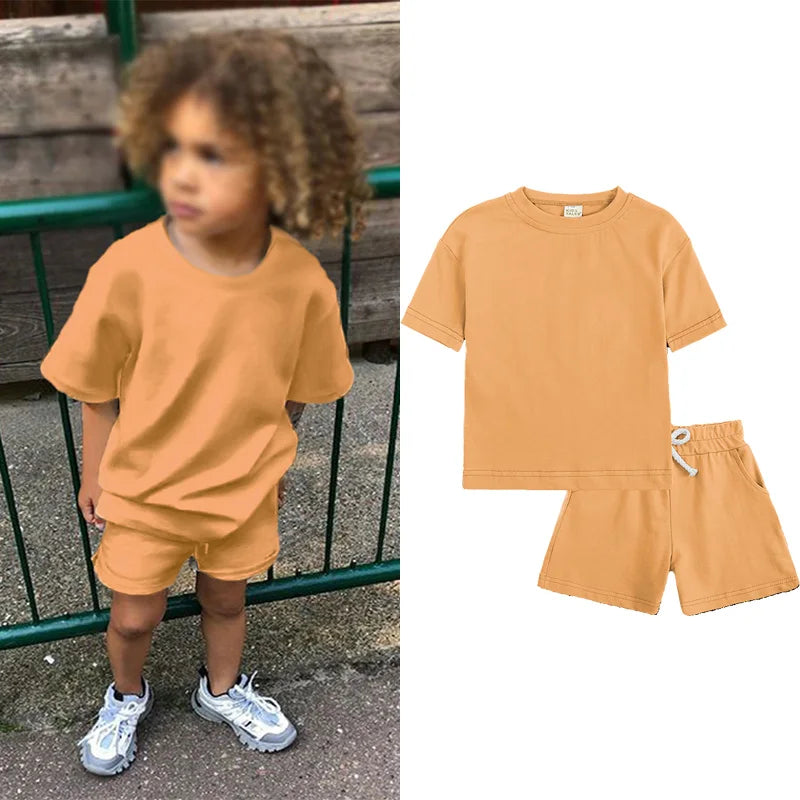 Cotton Basic Tracksuits for Kids