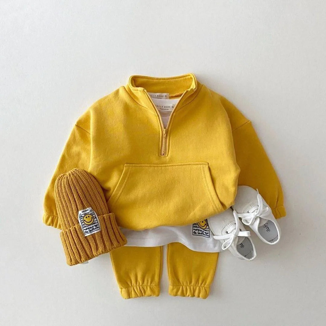Cozy Baby Fleece 2 Piece Set for Cold Weather Style
