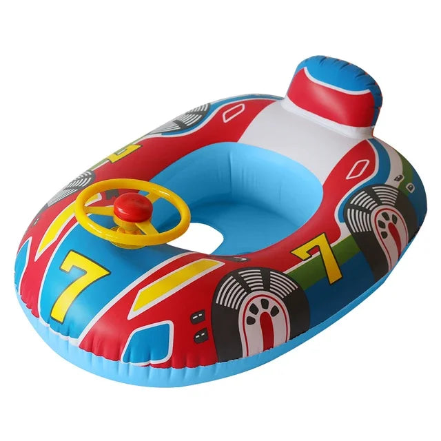 Swim Ring With Sunshade for Babies