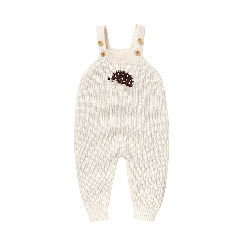Adorable Hedgehog Knitted Rompers – Cozy Baby Essentials
