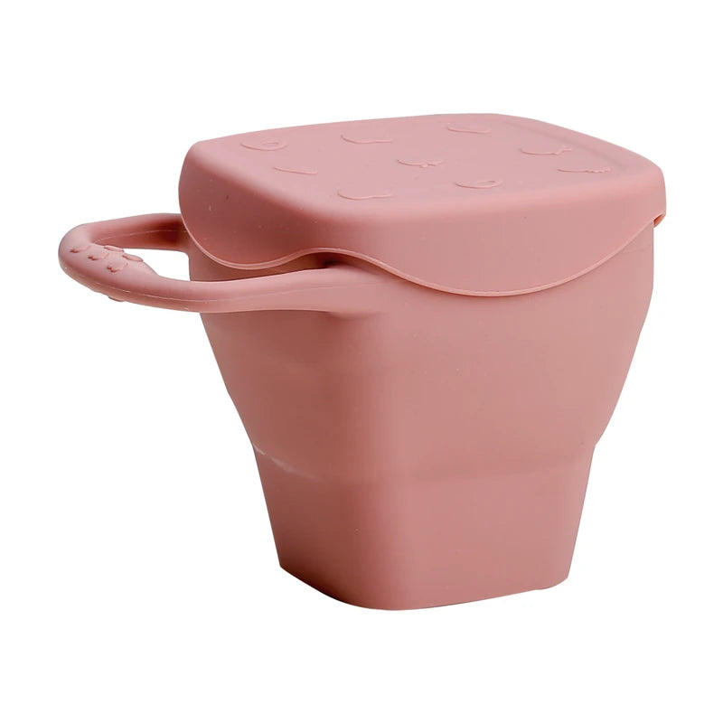 Spill-Proof Silicone Snack Cups