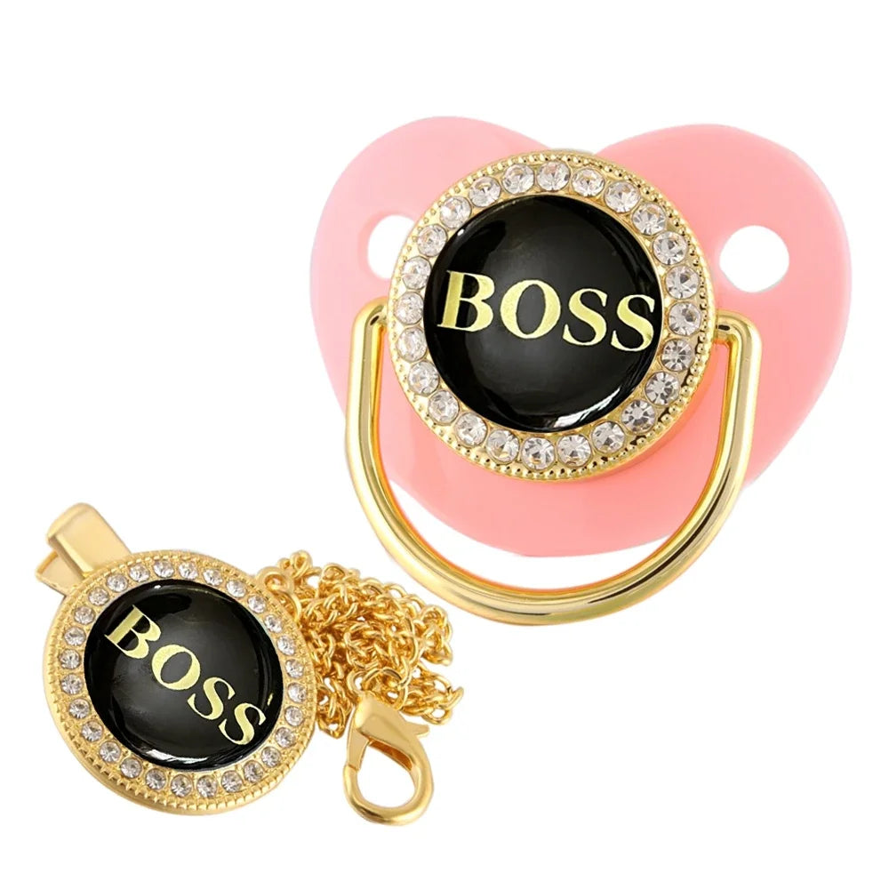 Luxury Boss Bling Pacifier – Glamour for Your Newborn