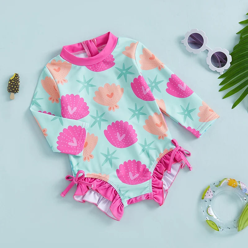 Girls Swimsuit Rompers