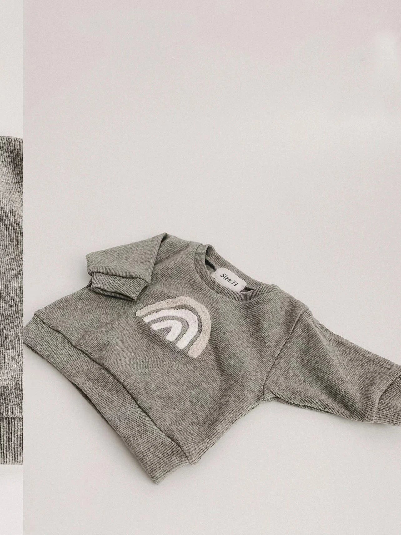 Baby Cotton Clothing Set – 2-Piece Sweatshirt & Pants Outfit