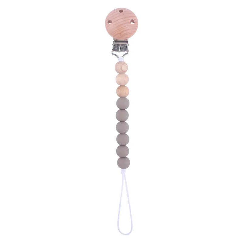 Colorful Baby Silicone Pacifier Chain – Safe & Chewable Clip