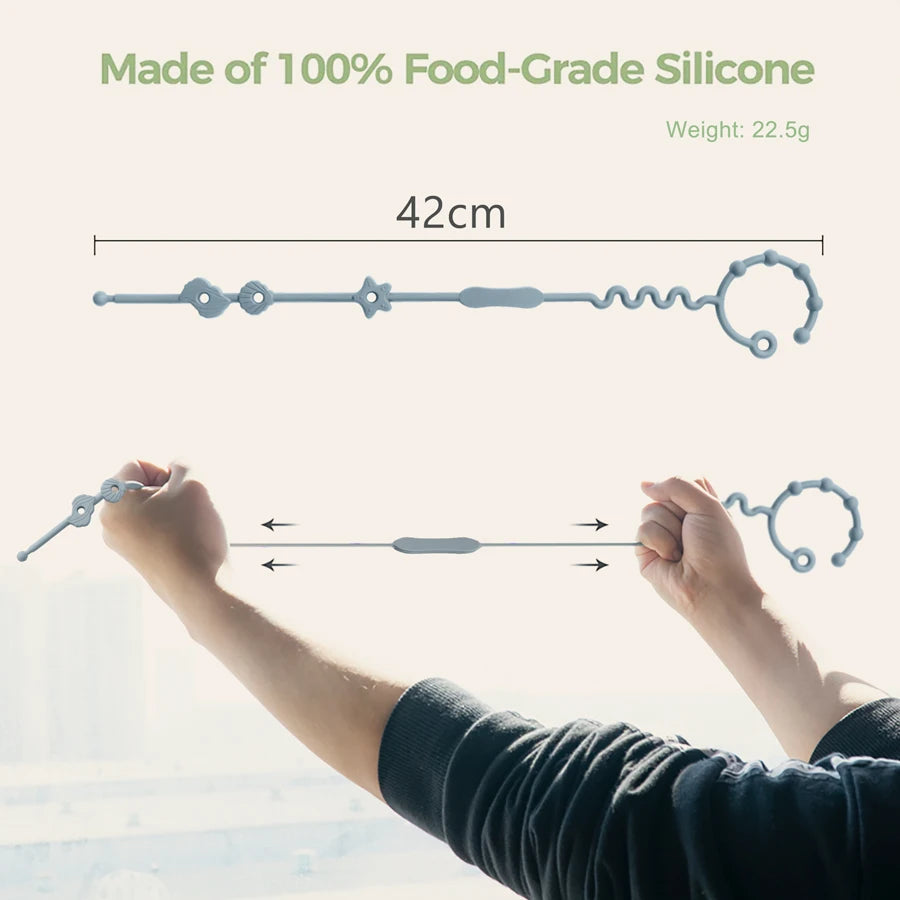 Anti-lost Silicone Adjustable Chain