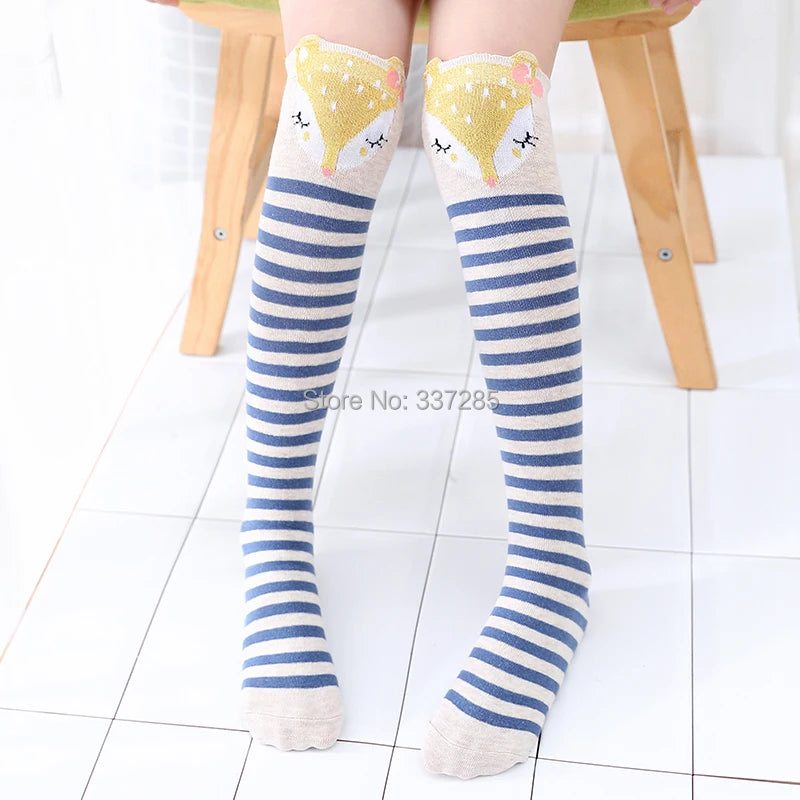 Adorable Girls Over Knee Socks