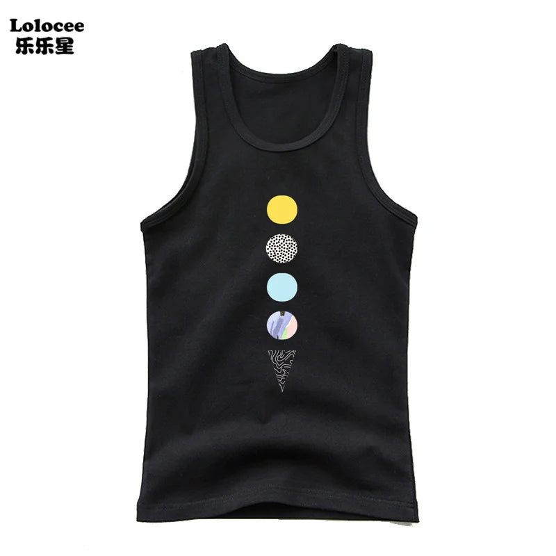 Stylish Kids Cotton Sleeveless T-Shirt – 4-Pack Summer Set