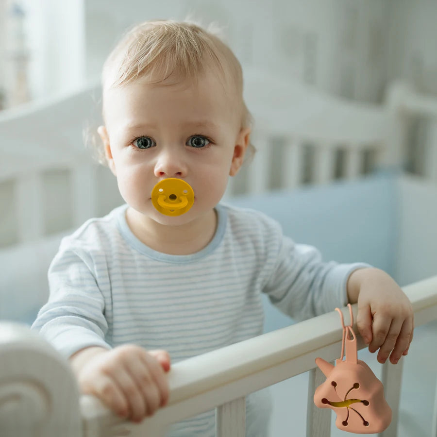 Baby Pacifier Holder Silicone Container