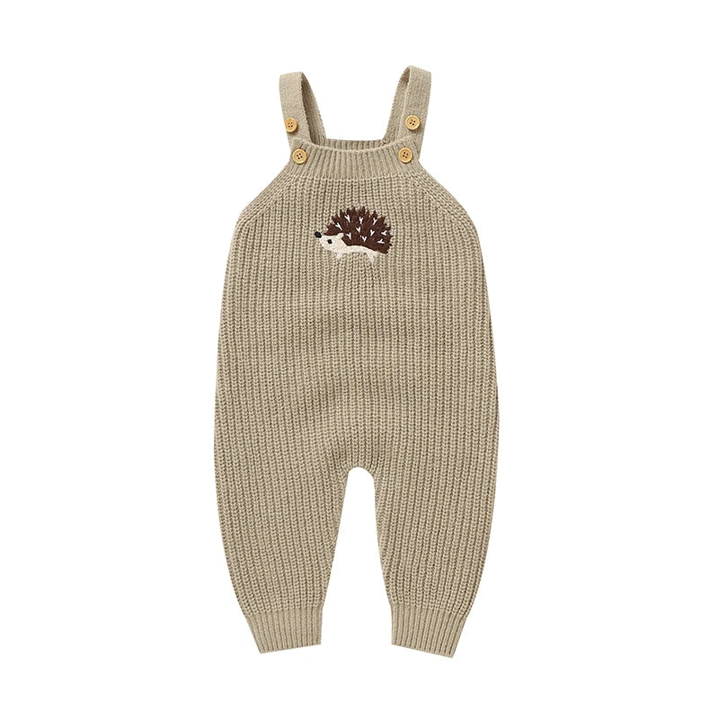 Adorable Hedgehog Knitted Rompers – Cozy Baby Essentials
