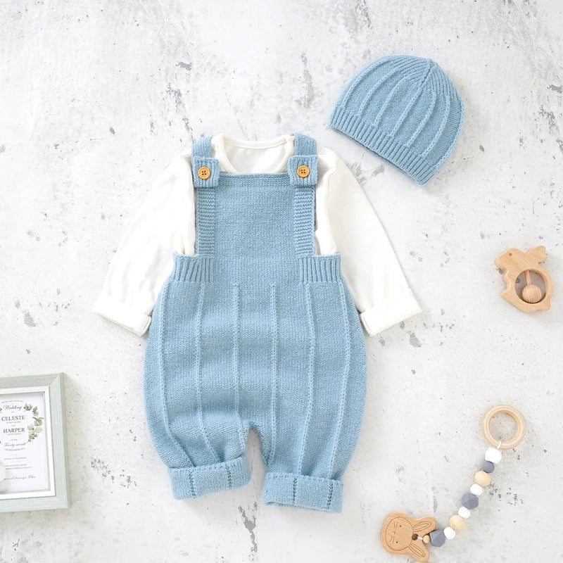 Adorable Baby Rompers Hats Clothes Set – Soft & Stylish Pick