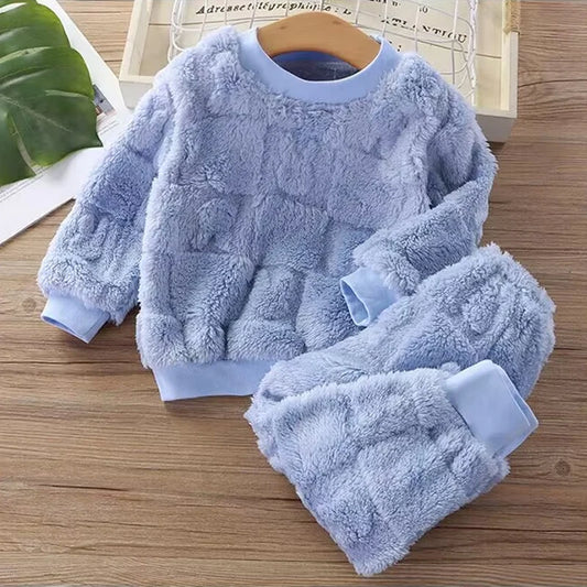 Fluffy Baby Winter Outfit
