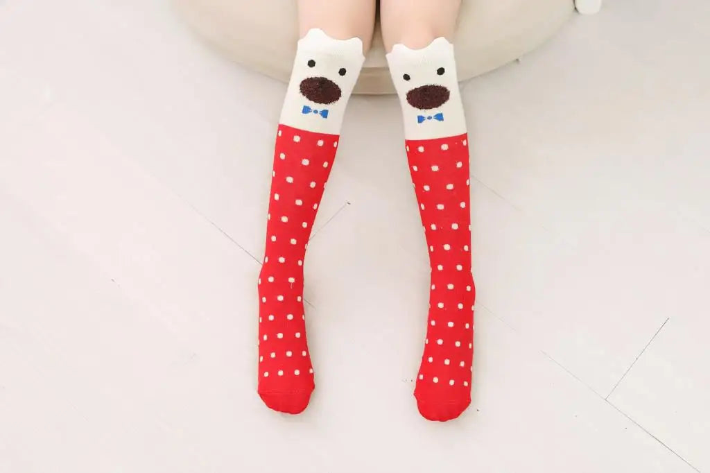 Adorable Girls Over Knee Socks