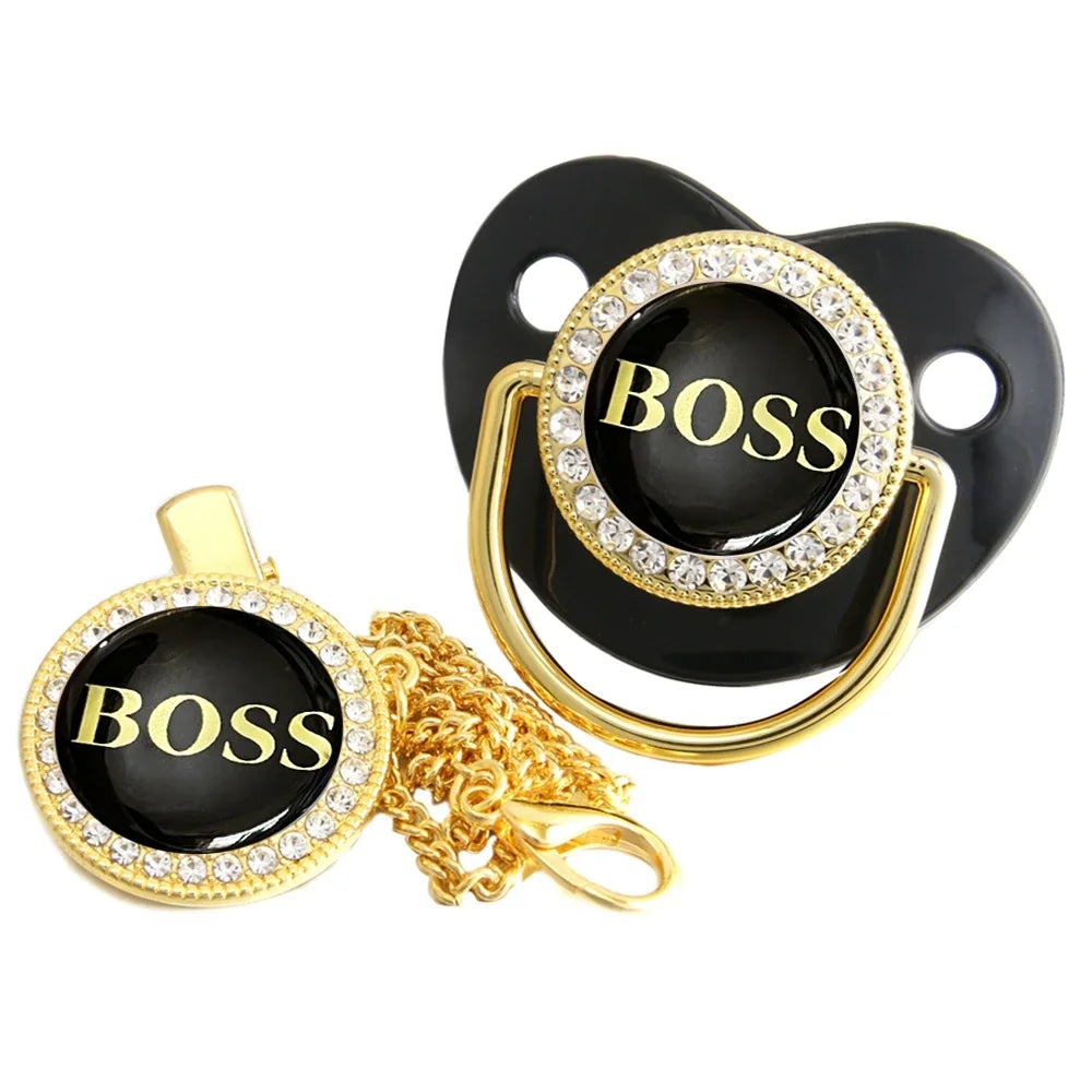Luxury Boss Bling Pacifier – Glamour for Your Newborn