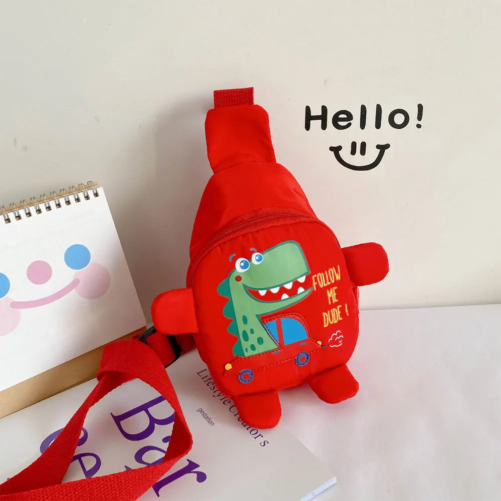 Children Cross Dinosaur Bag