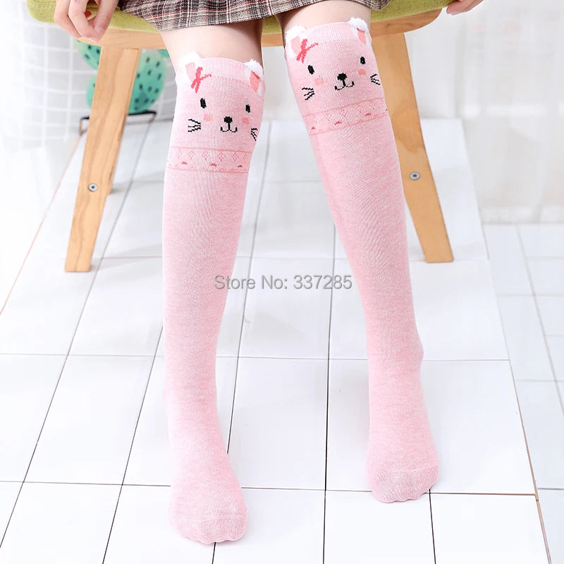 Adorable Girls Over Knee Socks