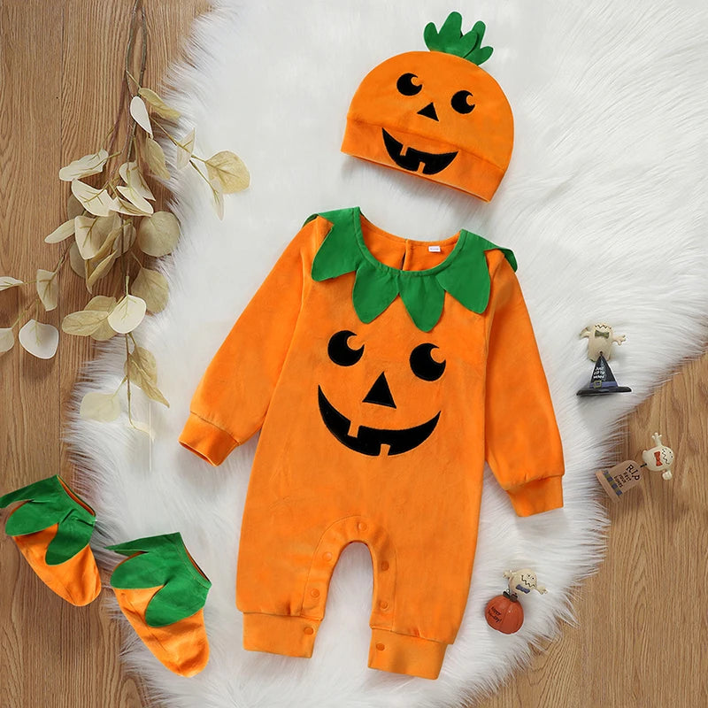 Unisex Halloween Pumpkin Pie Set
