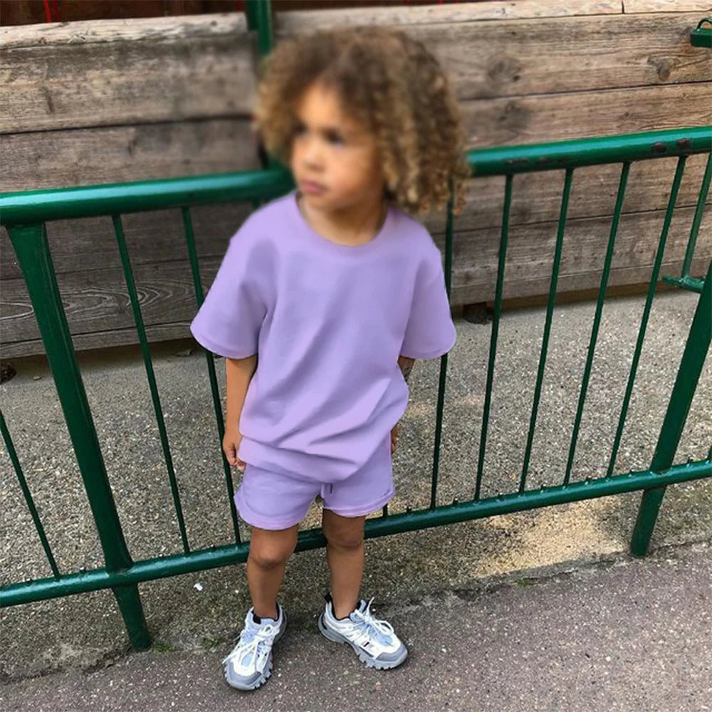 Cotton Basic Tracksuits for Kids