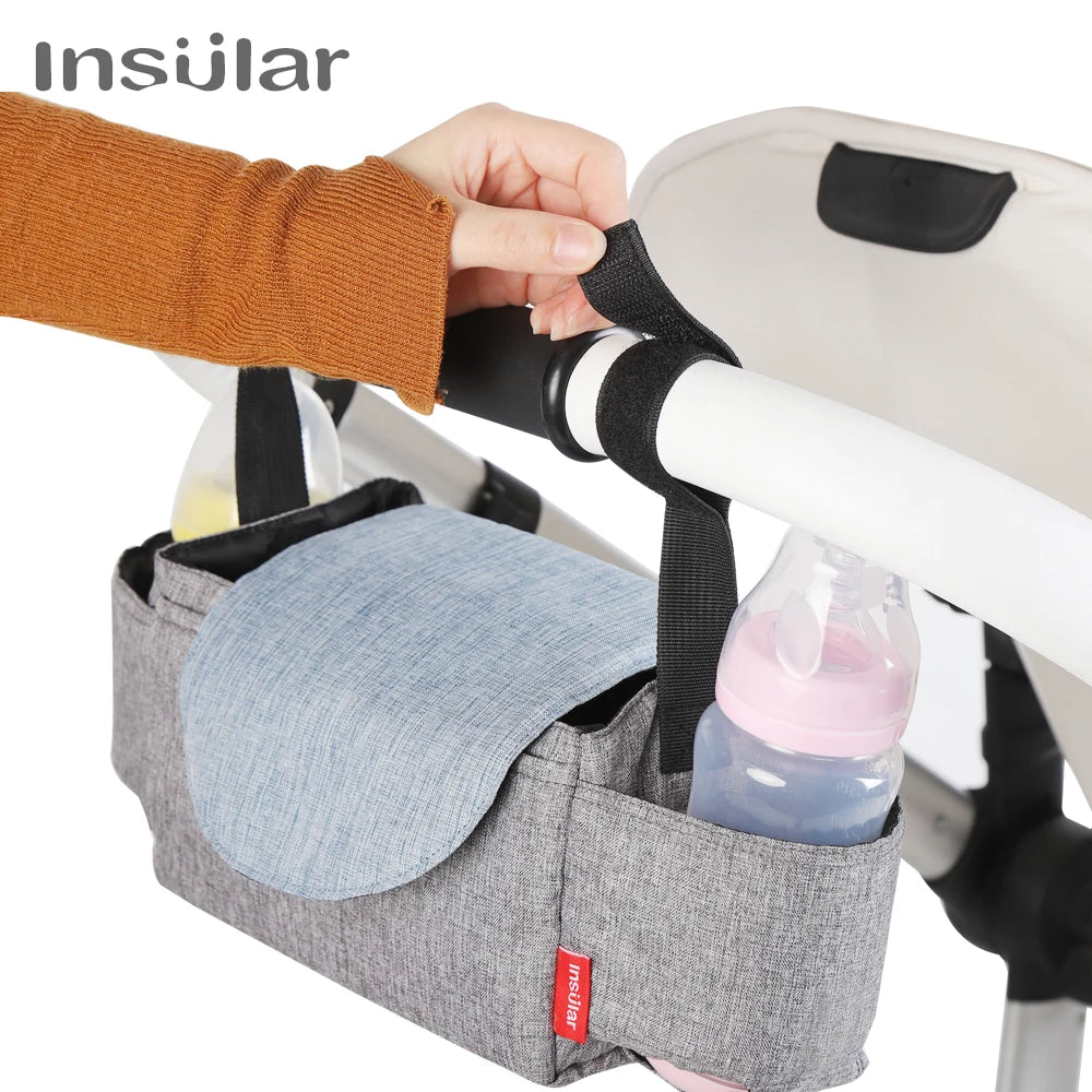 Diaper Bag Baby Milk Bottle Insulation Bags Mummy Storage Bag For Baby Stuff Collection Stroller Accessories Baby Care