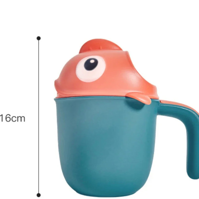 Adorable Shark Shower Cup – Gentle Rinse for Kids