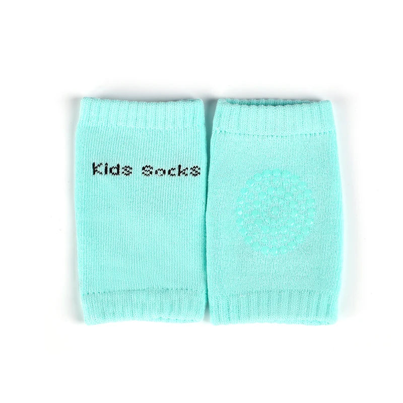 Turquoise Baby Crawling Knee Pads