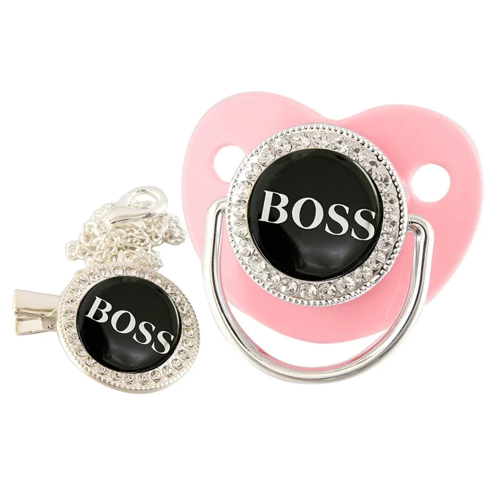 Luxury Boss Bling Pacifier – Glamour for Your Newborn