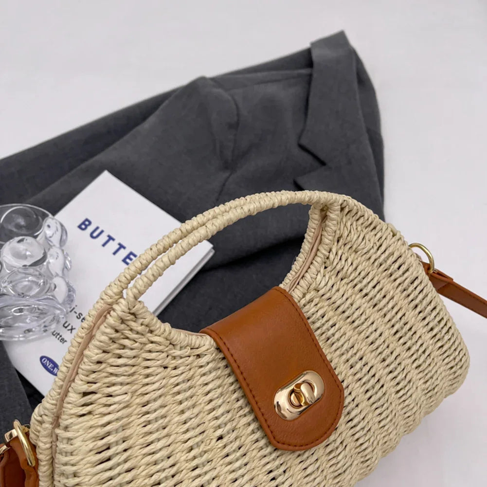 Woven Crossbody Bag for Women