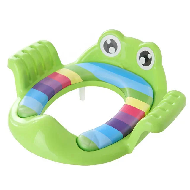 Colorful Potty Training Seat with Fun Frog Design – Adorable Comfort