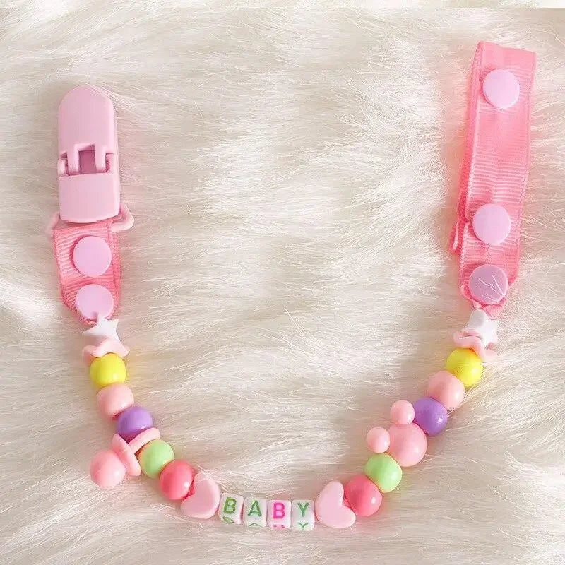 Colorful Newborn Pacifier Clips