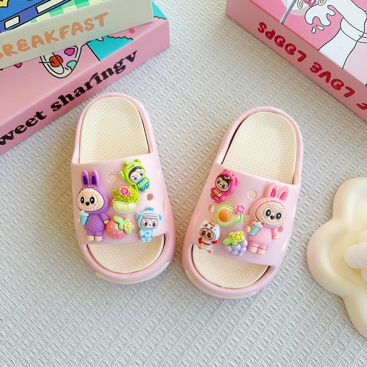 Cute Labubu Slippers