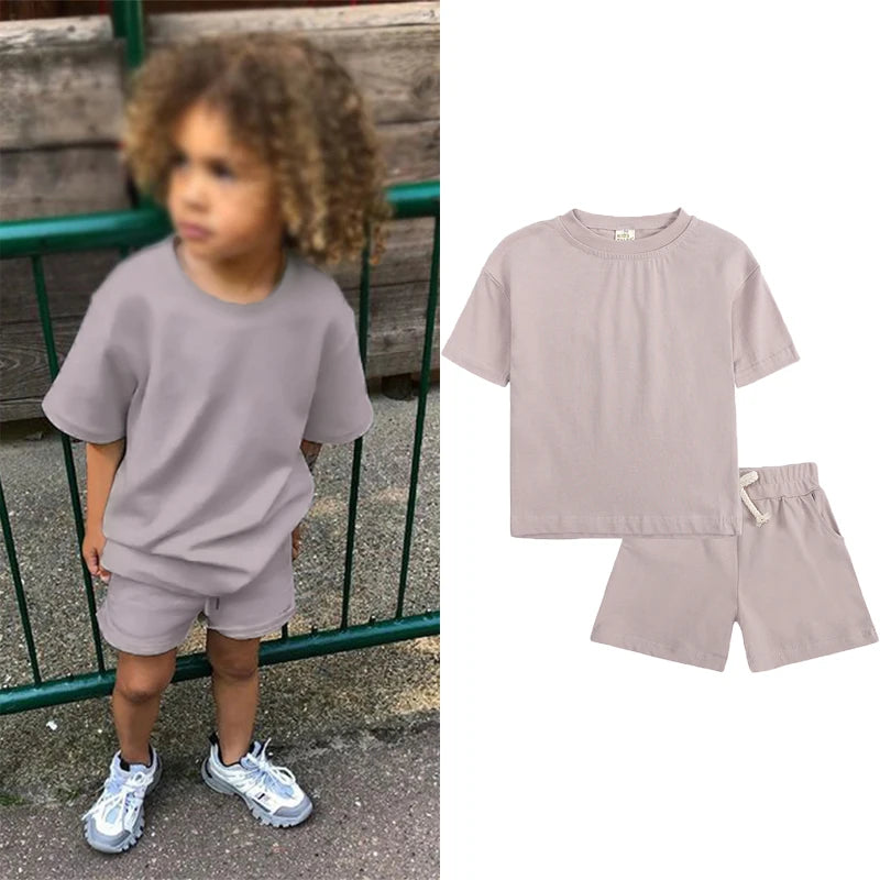 Cotton Basic Tracksuits for Kids