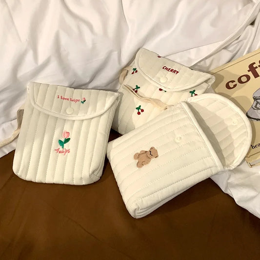 Cute Quilted Towel Storage Bag